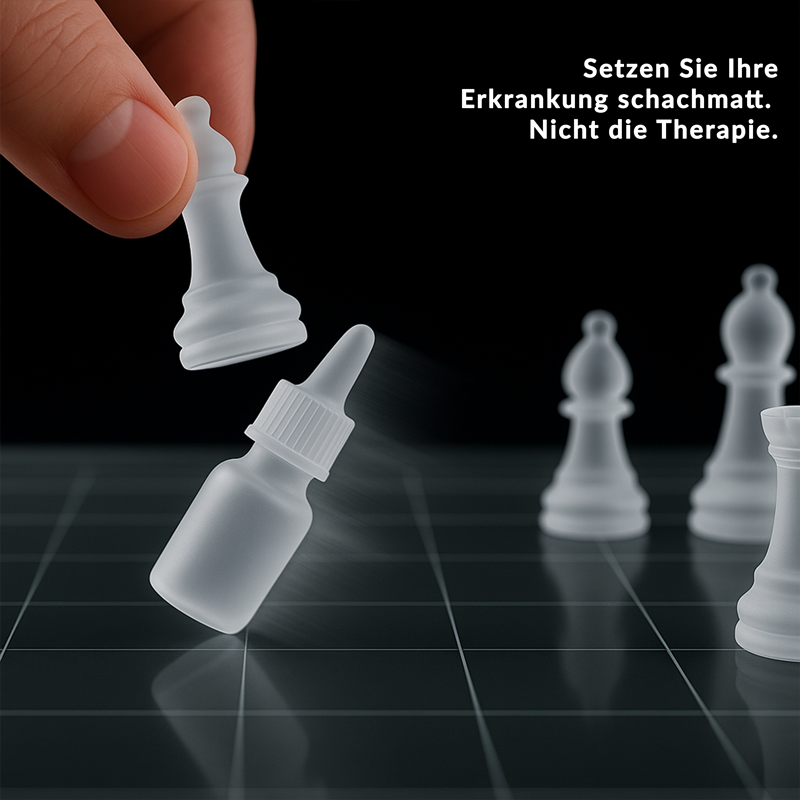 Motiv-Schach-Tropfen-Verlustaversion